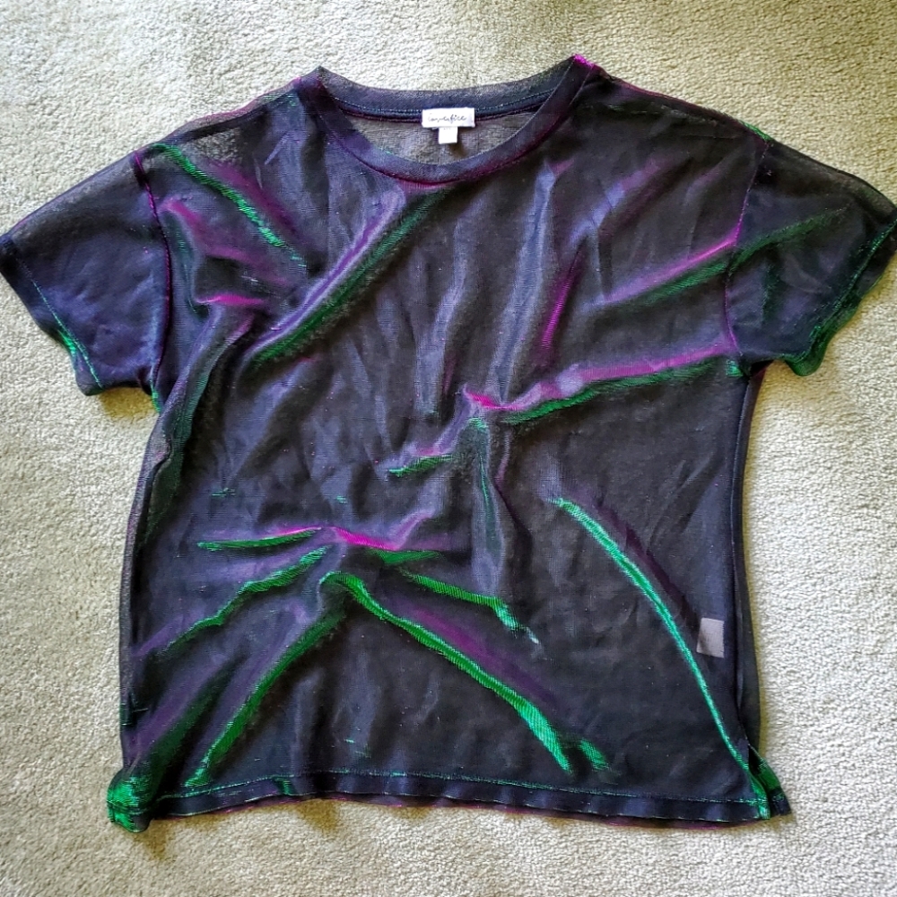 METALLIC SHEER-SHIMMER-T